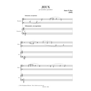 JEUX for marimba and piano